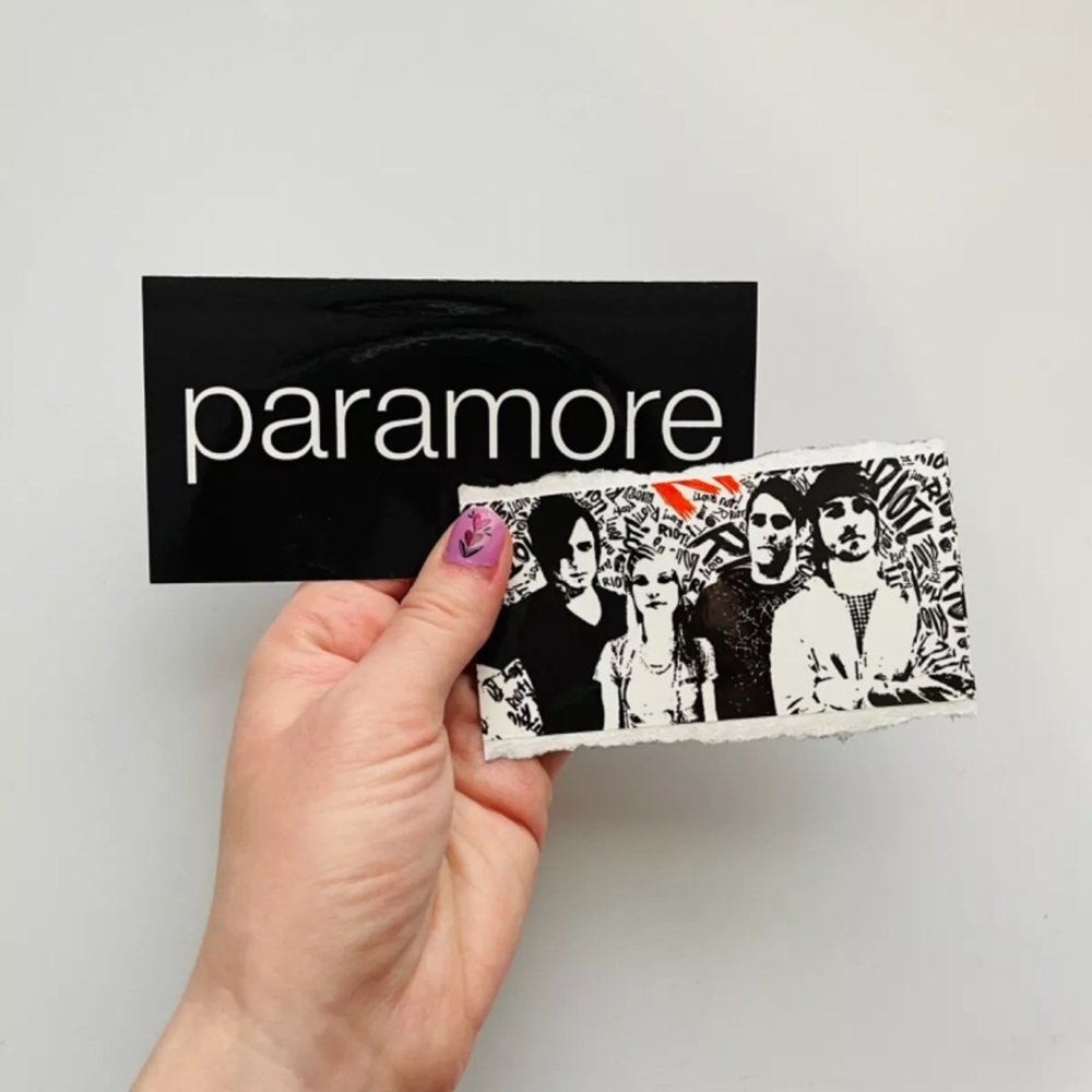 Paramore Riot! Promo Stickers 2007